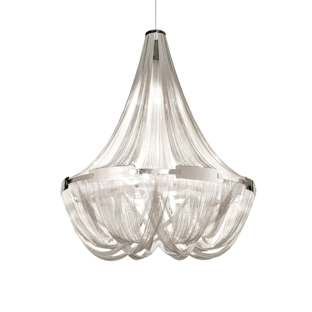 Argentelle Aluminium Chandelier-Moonnatur