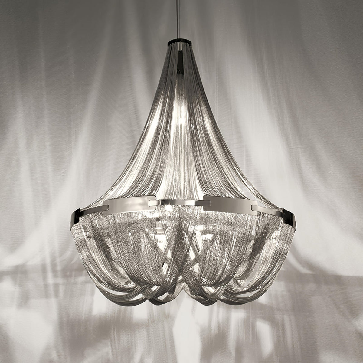 Argentelle Aluminium Chandelier-Moonnatur