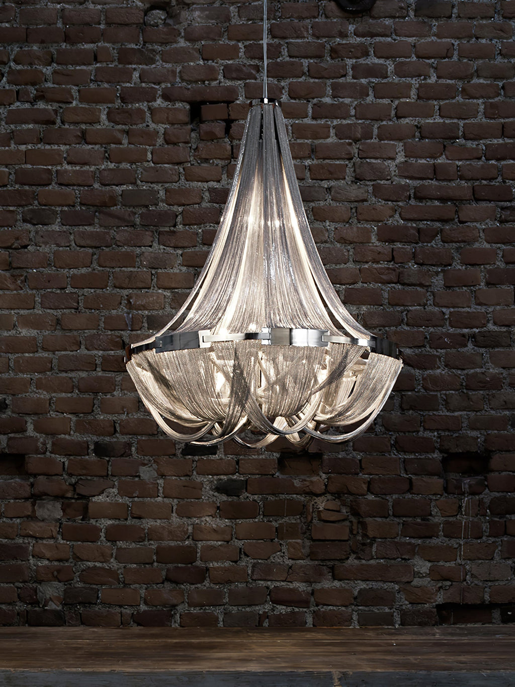 Argentelle Aluminium Chandelier-Moonnatur