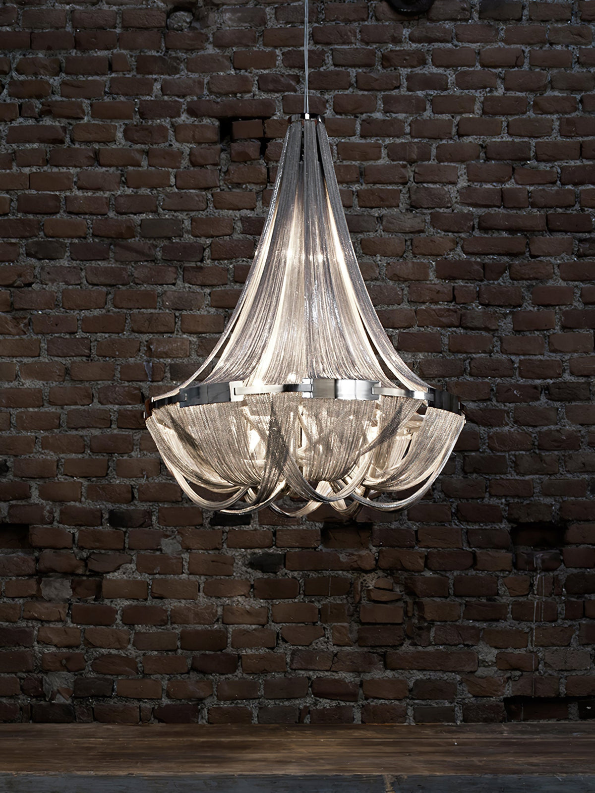 Argentelle Aluminium Chandelier-Moonnatur