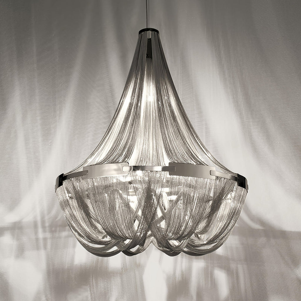 Argentelle Aluminium Chandelier-Moonnatur