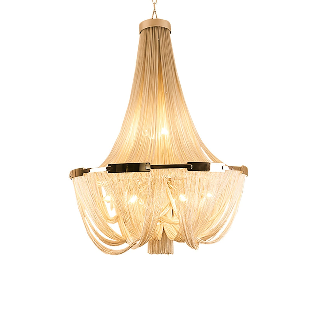 Argentelle Aluminium Chandelier-Moonnatur