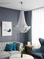 Argentelle Aluminium Chandelier-Moonnatur