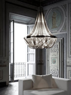 Argentelle Aluminium Chandelier-Moonnatur