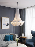 Argentelle Aluminium Chandelier-Moonnatur