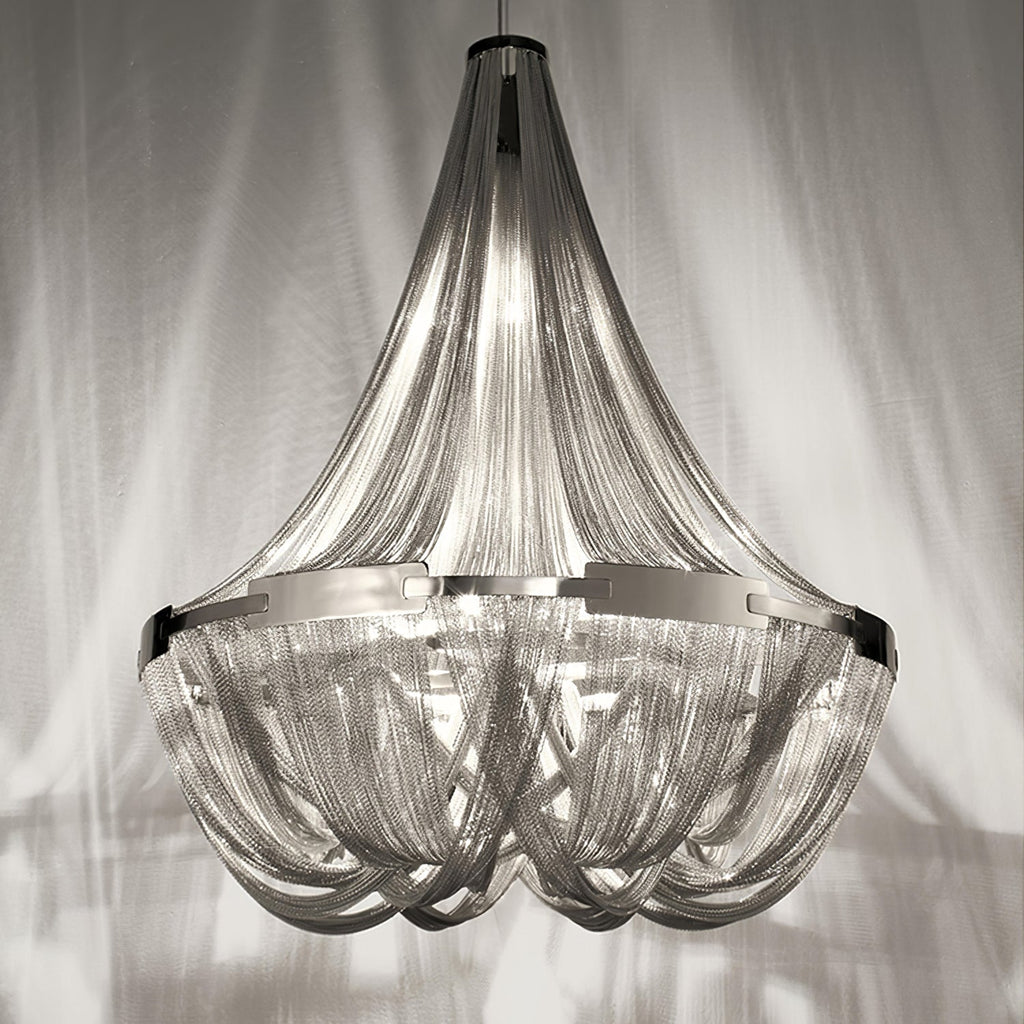 Argentelle Aluminium Chandelier-Moonnatur