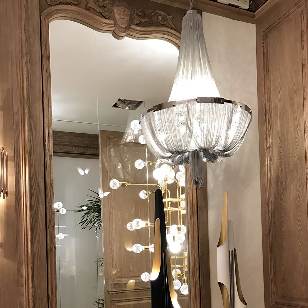 Argentelle Aluminium Chandelier-Moonnatur