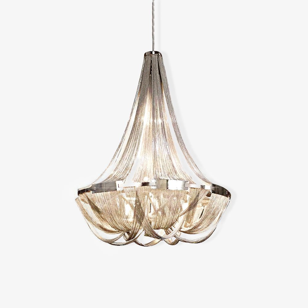 Argentelle Aluminium Chandelier-Moonnatur
