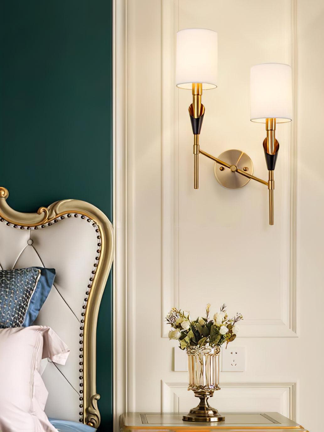Lovenden Fabric Wall Light-Moonnatur
