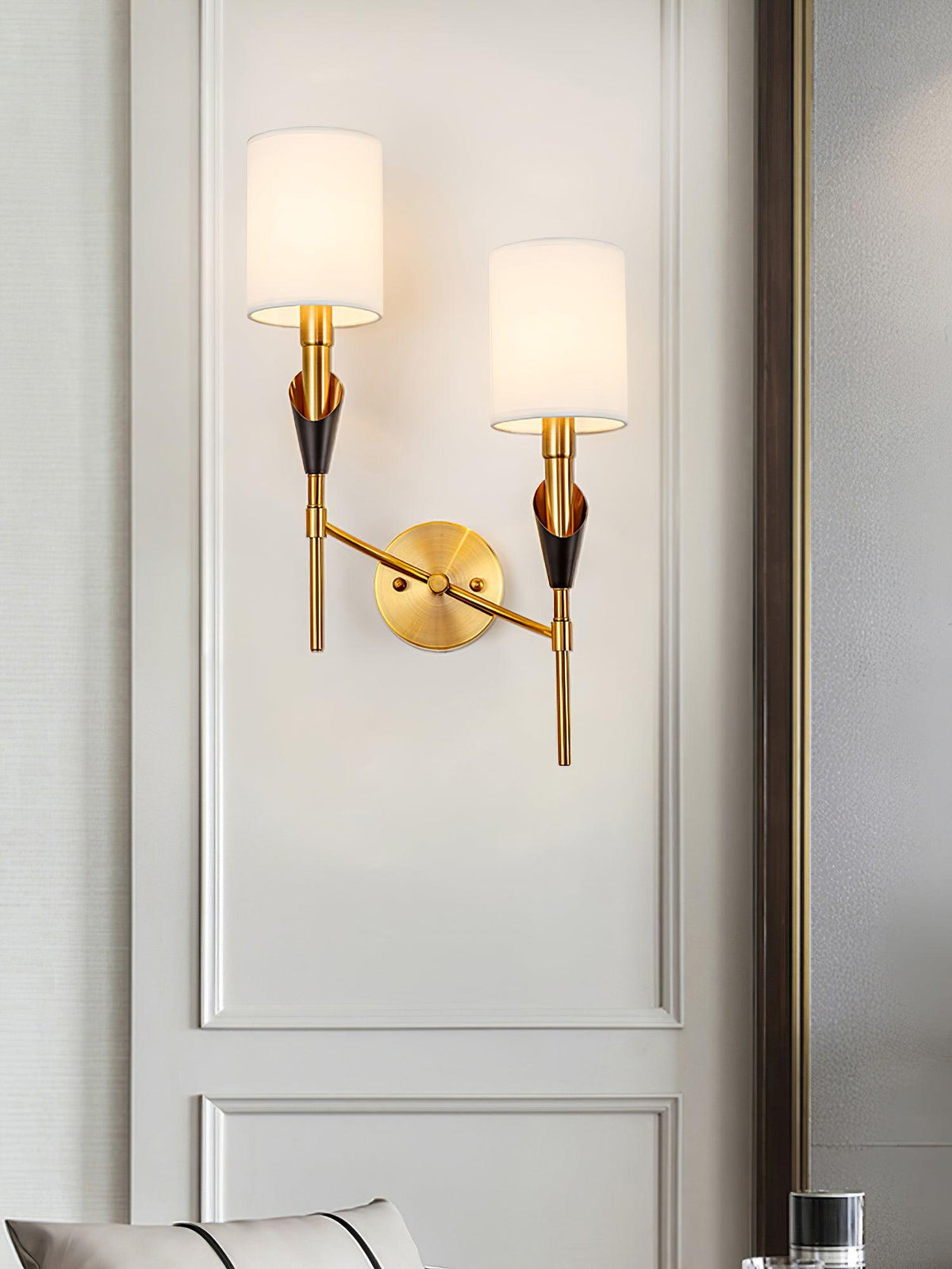Lovenden Fabric Wall Light-Moonnatur
