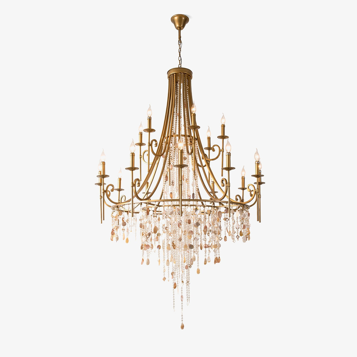 Halvoria Crystal Chandelier-Moonnatur