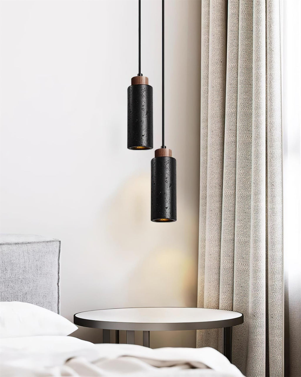 Cardelis Travertine Pendant Light-Moonnatur