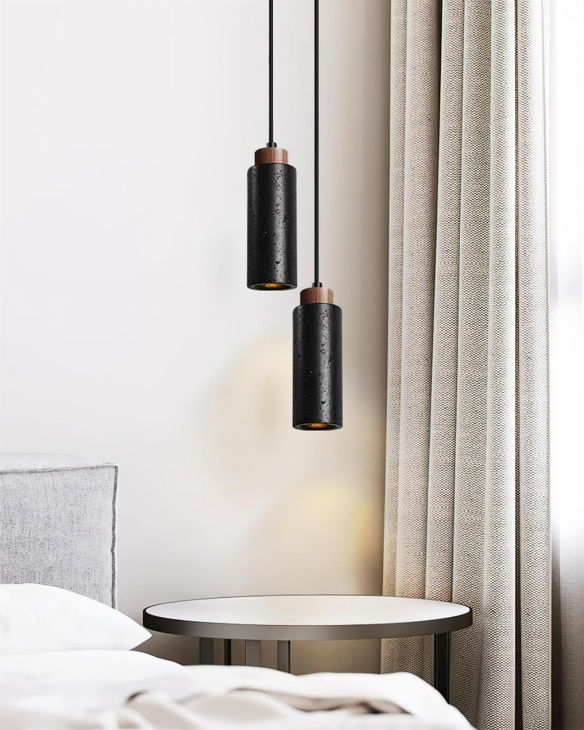 Cardelis Travertine Pendant Light-Moonnatur