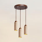 Cardelis Travertine Pendant Light-Moonnatur