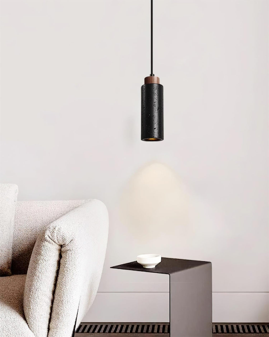 Cardelis Travertine Pendant Light-Moonnatur