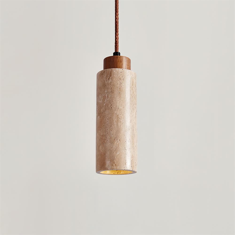 Cardelis Travertine Pendant Light-Moonnatur