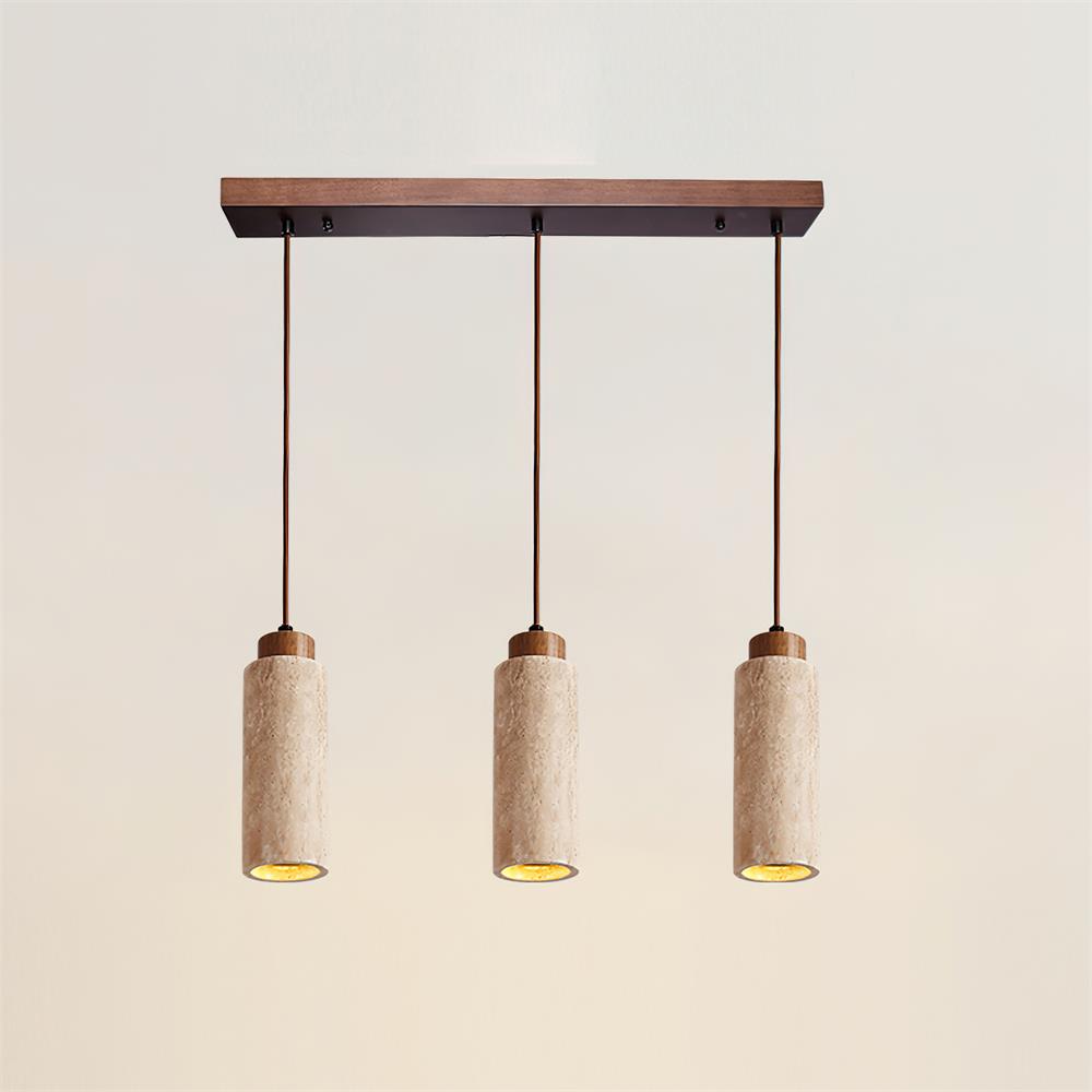 Cardelis Travertine Pendant Light-Moonnatur