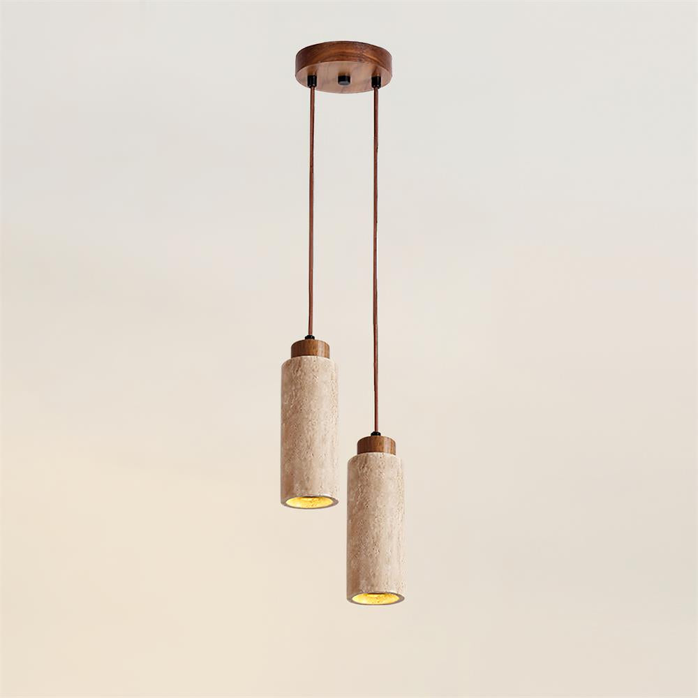 Cardelis Travertine Pendant Light-Moonnatur