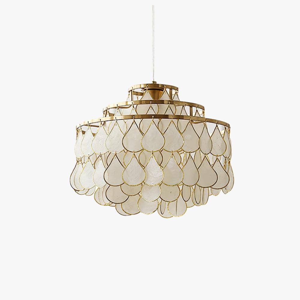 Savenwyn Shell Chandelier-Moonnatur