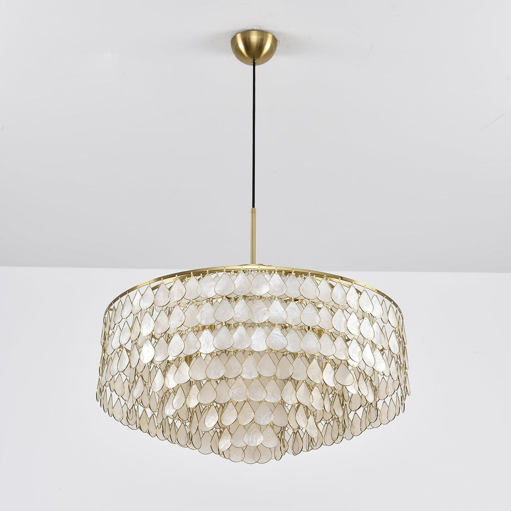 Savenwyn Shell Chandelier-Moonnatur