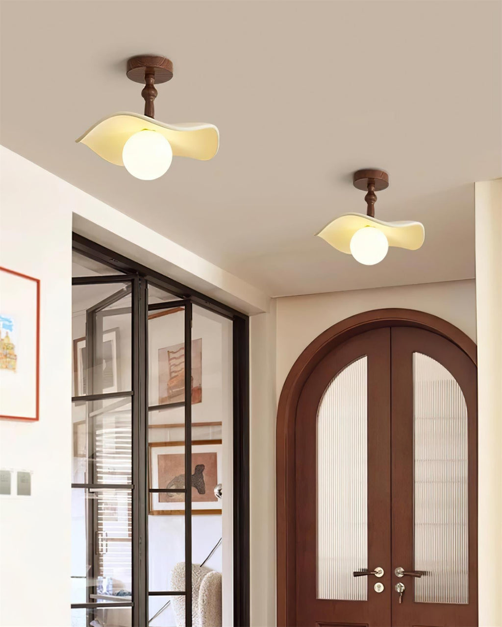 Haldelmoss Resin Ceiling Light-Moonnatur
