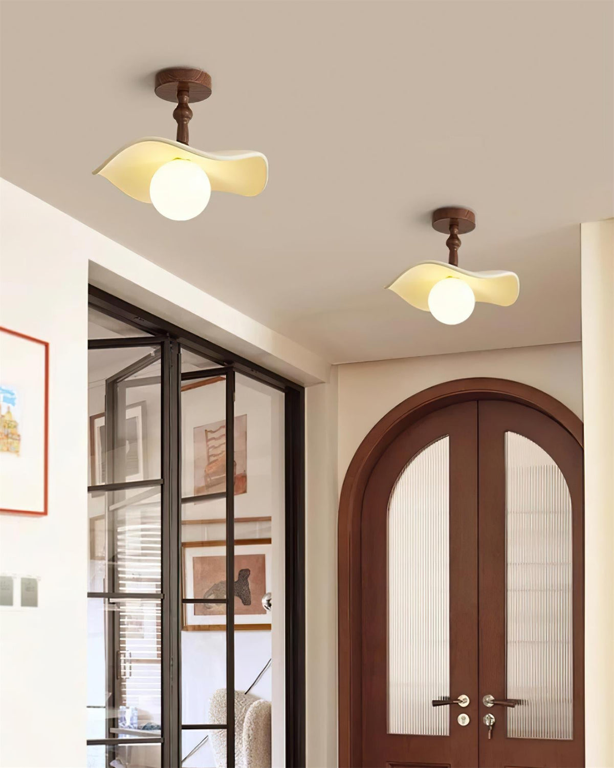 Haldelmoss Resin Ceiling Light-Moonnatur
