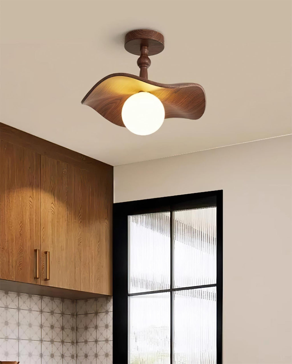 Haldelmoss Resin Ceiling Light-Moonnatur