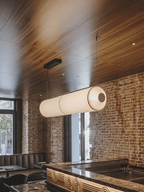 Lavinelle Mulberry Silk Pendant Light-Moonnatur