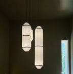 Lavinelle Mulberry Silk Pendant Light-Moonnatur