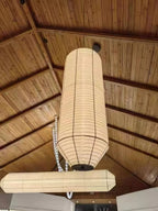 Lavinelle Mulberry Silk Pendant Light-Moonnatur