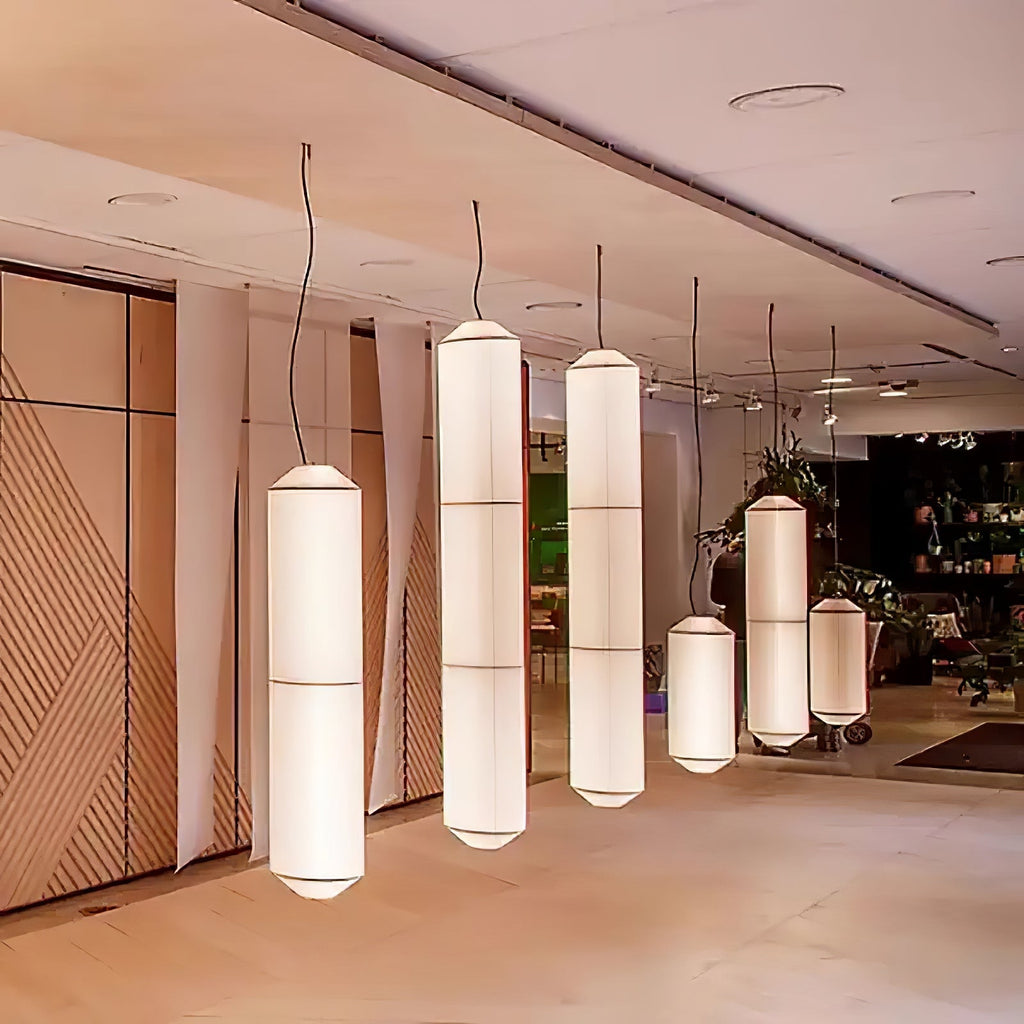 Lavinelle Mulberry Silk Pendant Light-Moonnatur