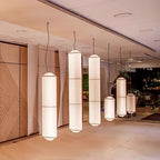 Lavinelle Mulberry Silk Pendant Light-Moonnatur