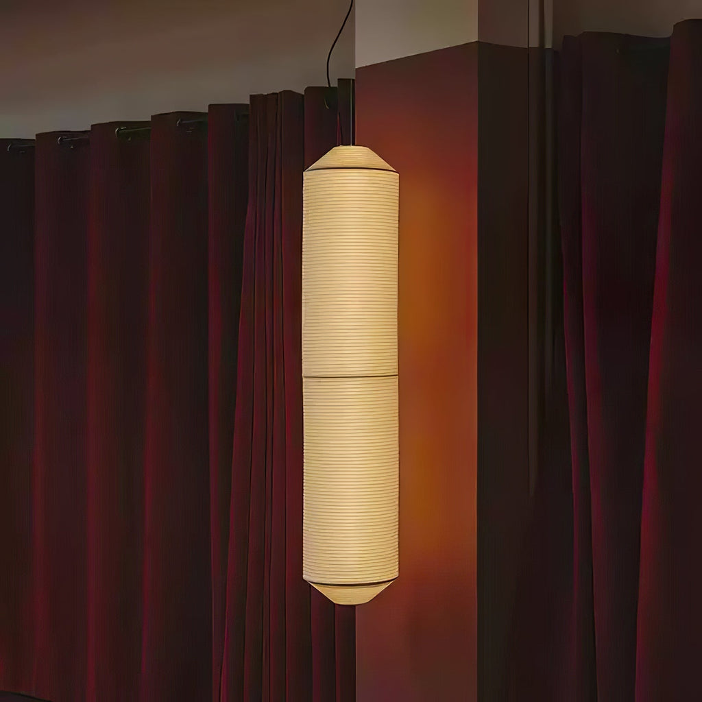 Lavinelle Mulberry Silk Pendant Light-Moonnatur