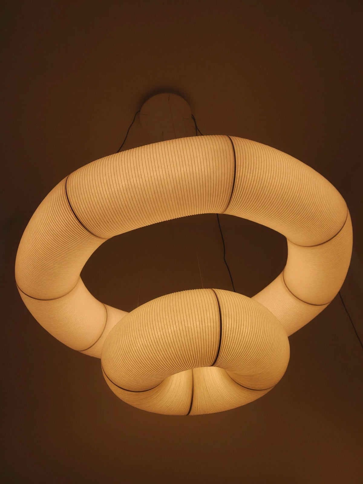 Lavinelle Mulberry Silk Pendant Light-Moonnatur
