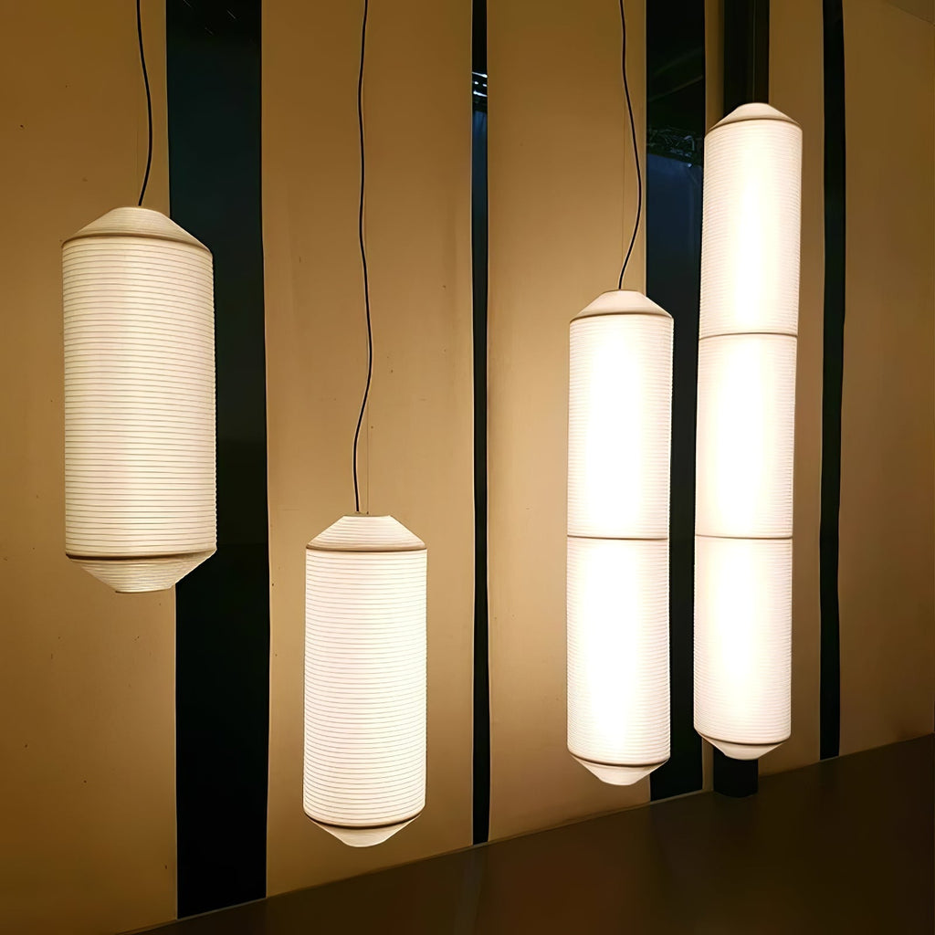 Lavinelle Mulberry Silk Pendant Light-Moonnatur