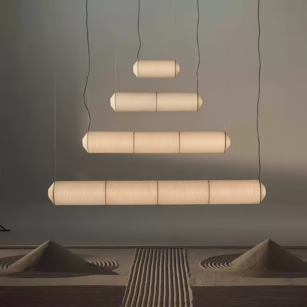 Lavinelle Mulberry Silk Pendant Light-Moonnatur