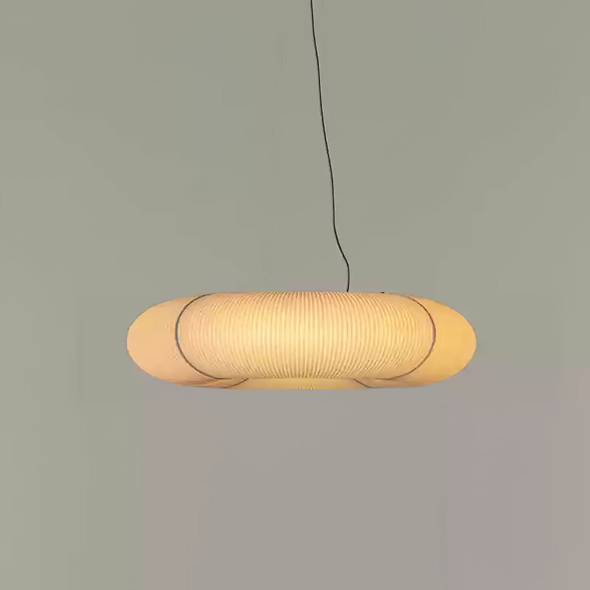 Lavinelle Mulberry Silk Pendant Light-Moonnatur