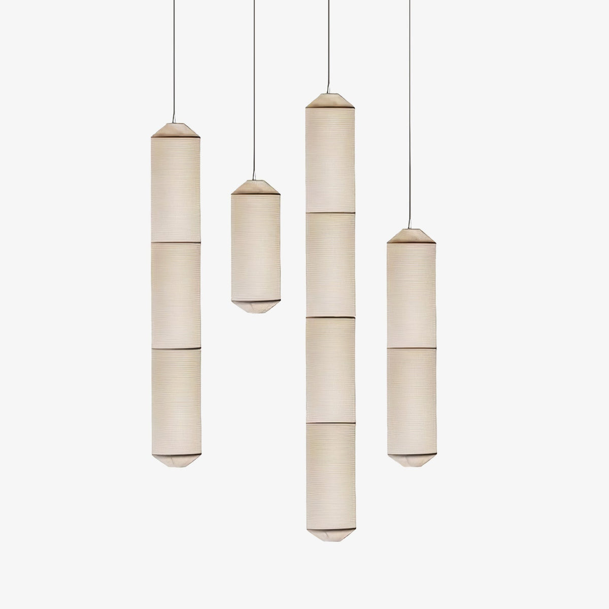 Lavinelle Mulberry Silk Pendant Light-Moonnatur