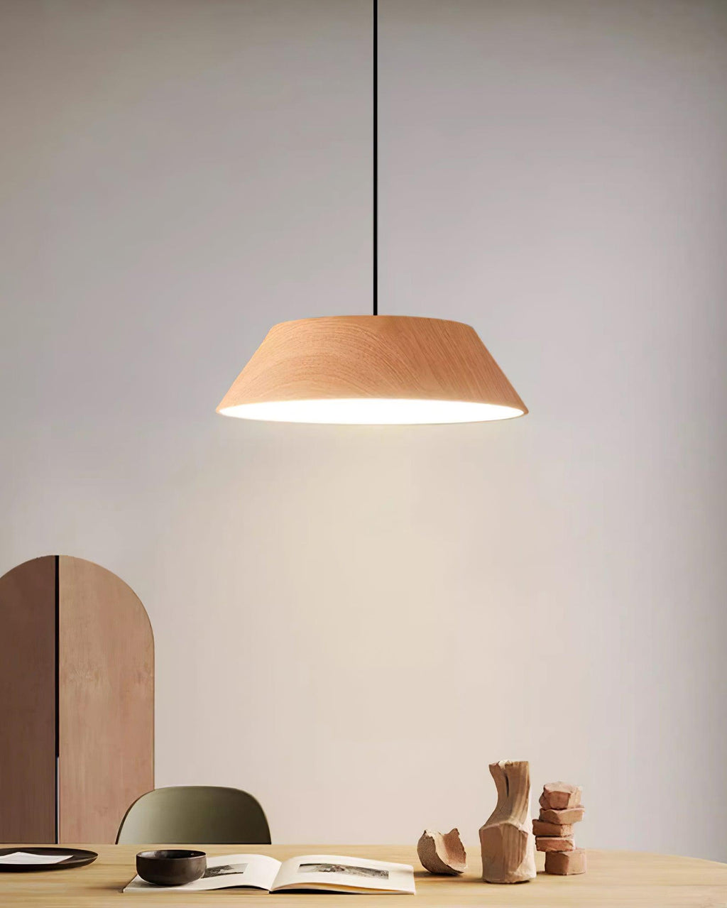 Haldelwick Metal Pendant Light-Moonnatur