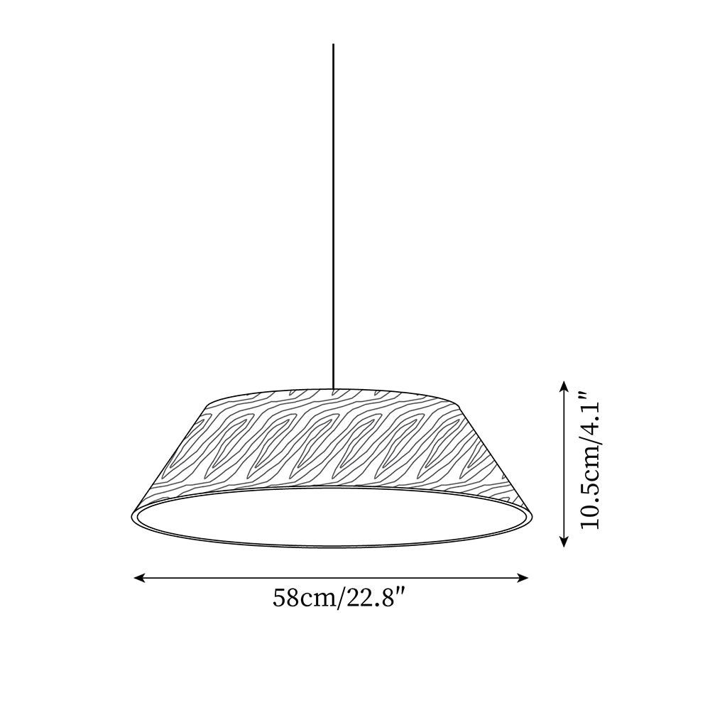 Haldelwick Metal Pendant Light-Moonnatur