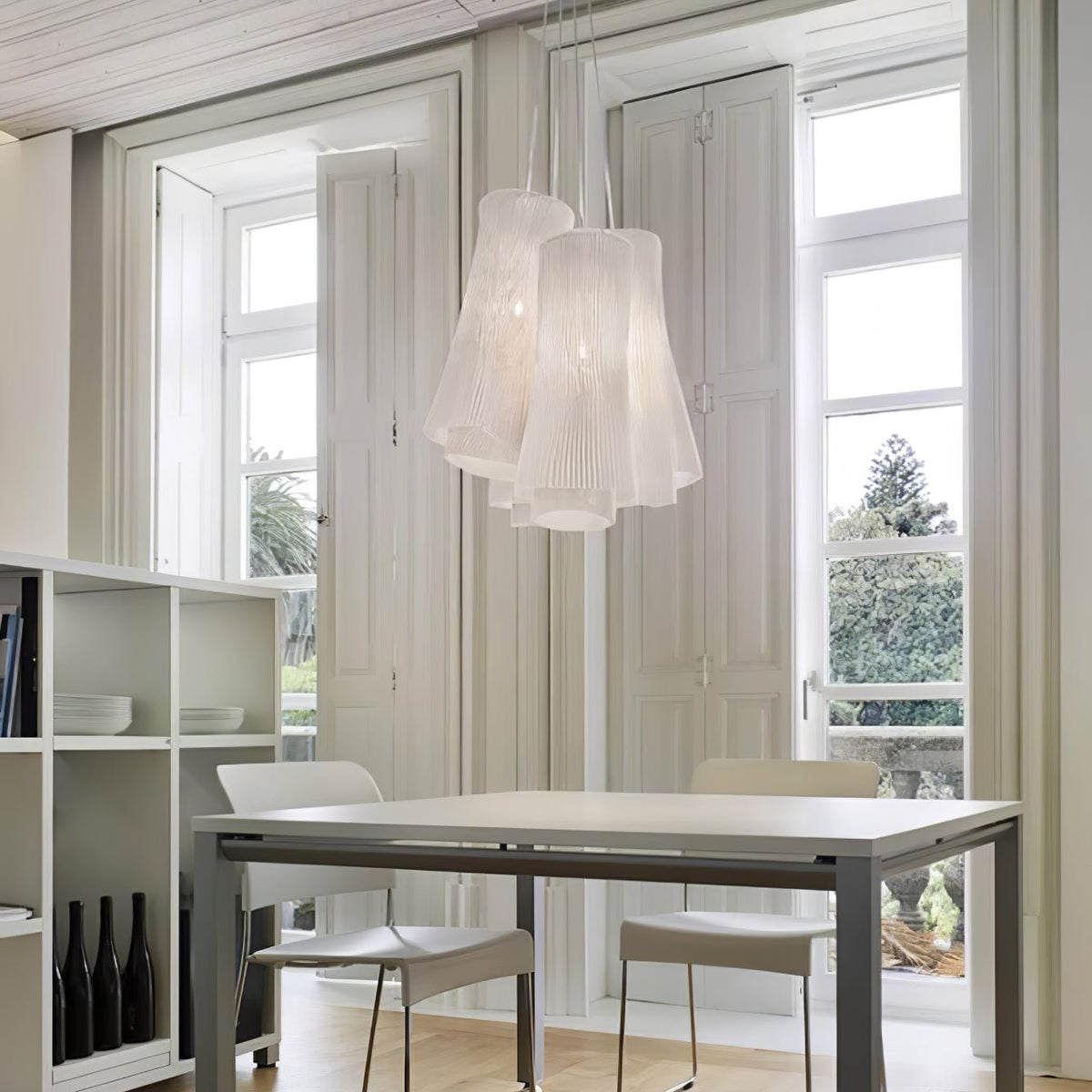 Raleniel Stainless Steel Pendant Light-Moonnatur
