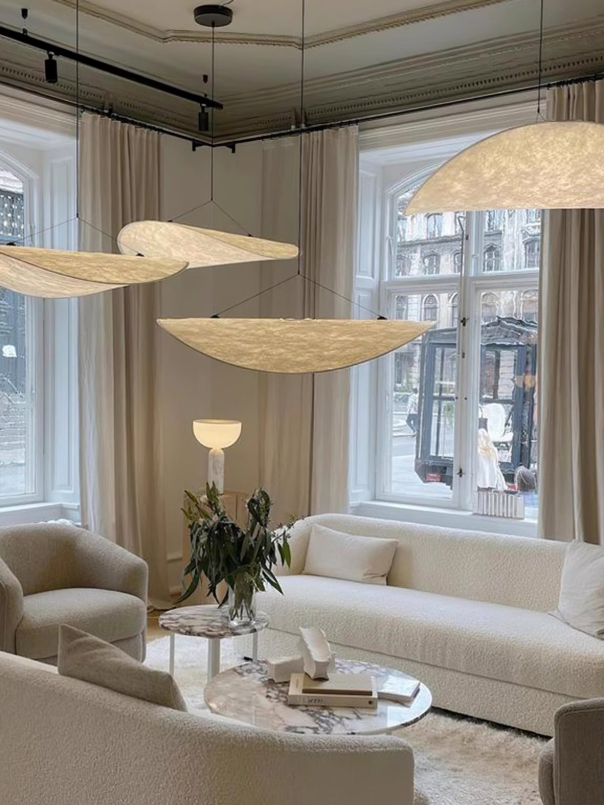 Novira Paper Pendant Lamp-Moonnatur