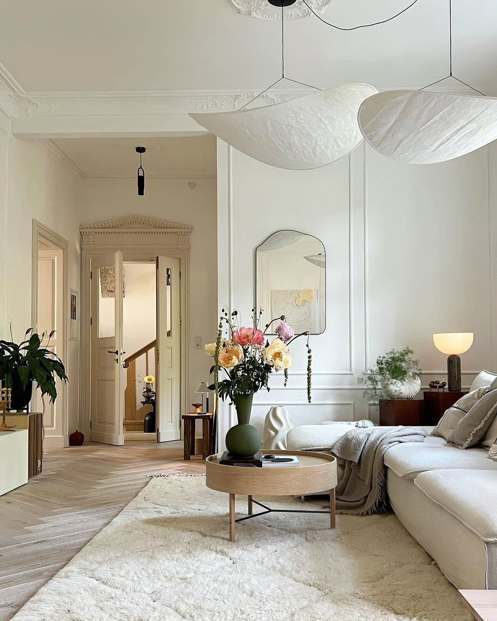 Novira Paper Pendant Lamp-Moonnatur
