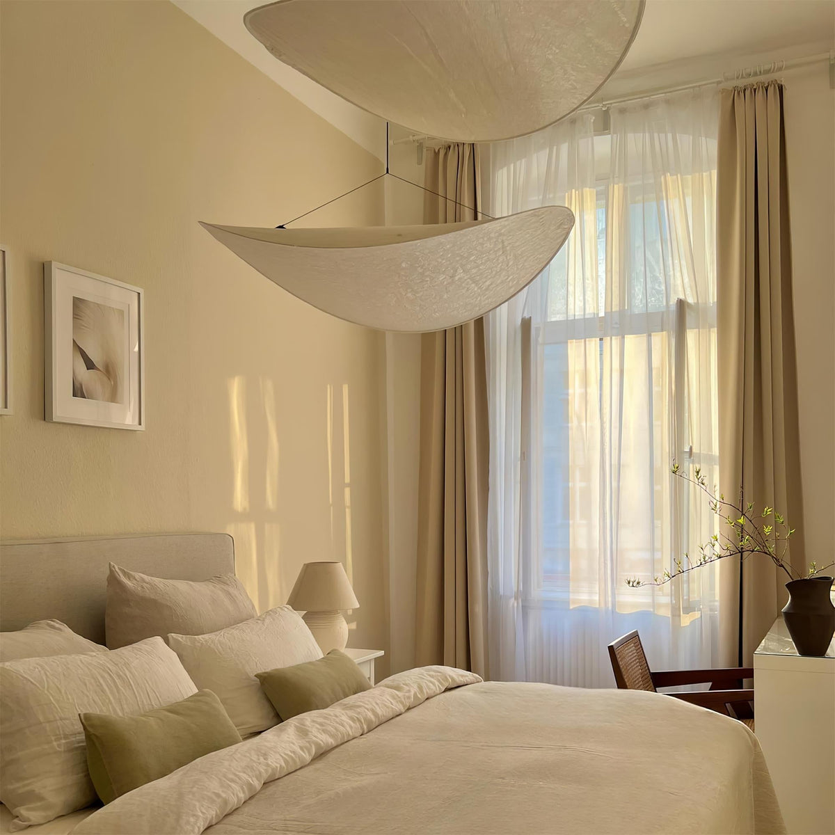 Novira Paper Pendant Lamp-Moonnatur