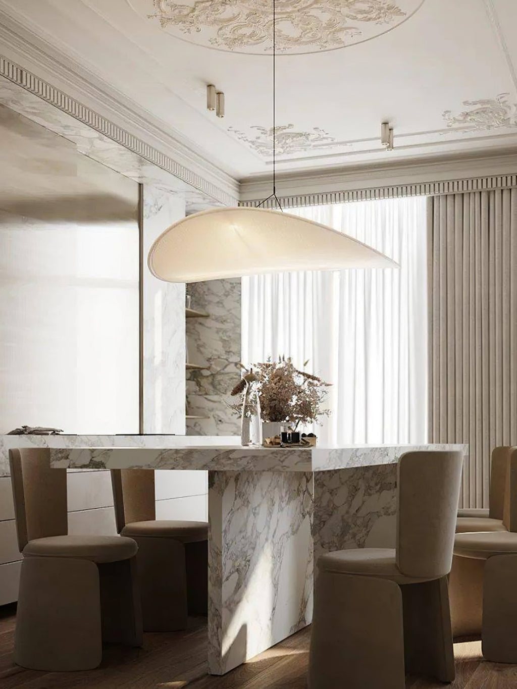 Novira Paper Pendant Lamp-Moonnatur