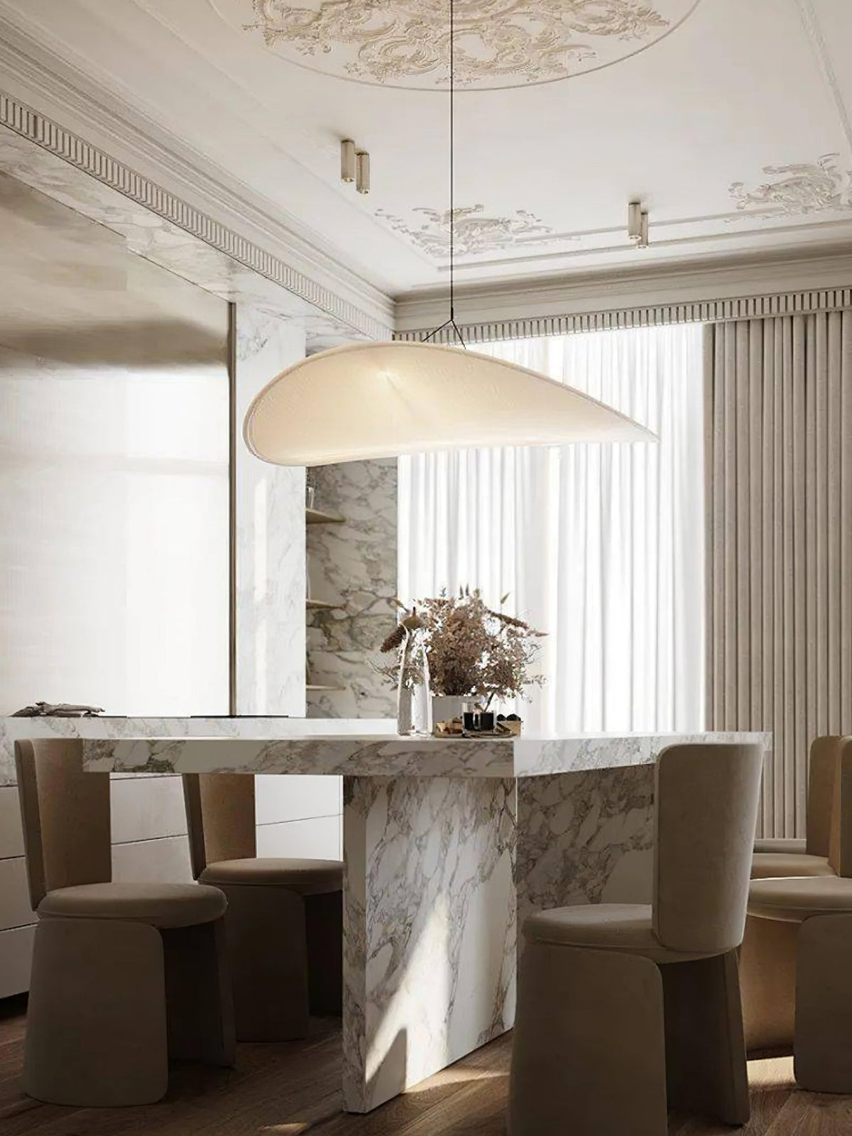 Novira Paper Pendant Lamp-Moonnatur