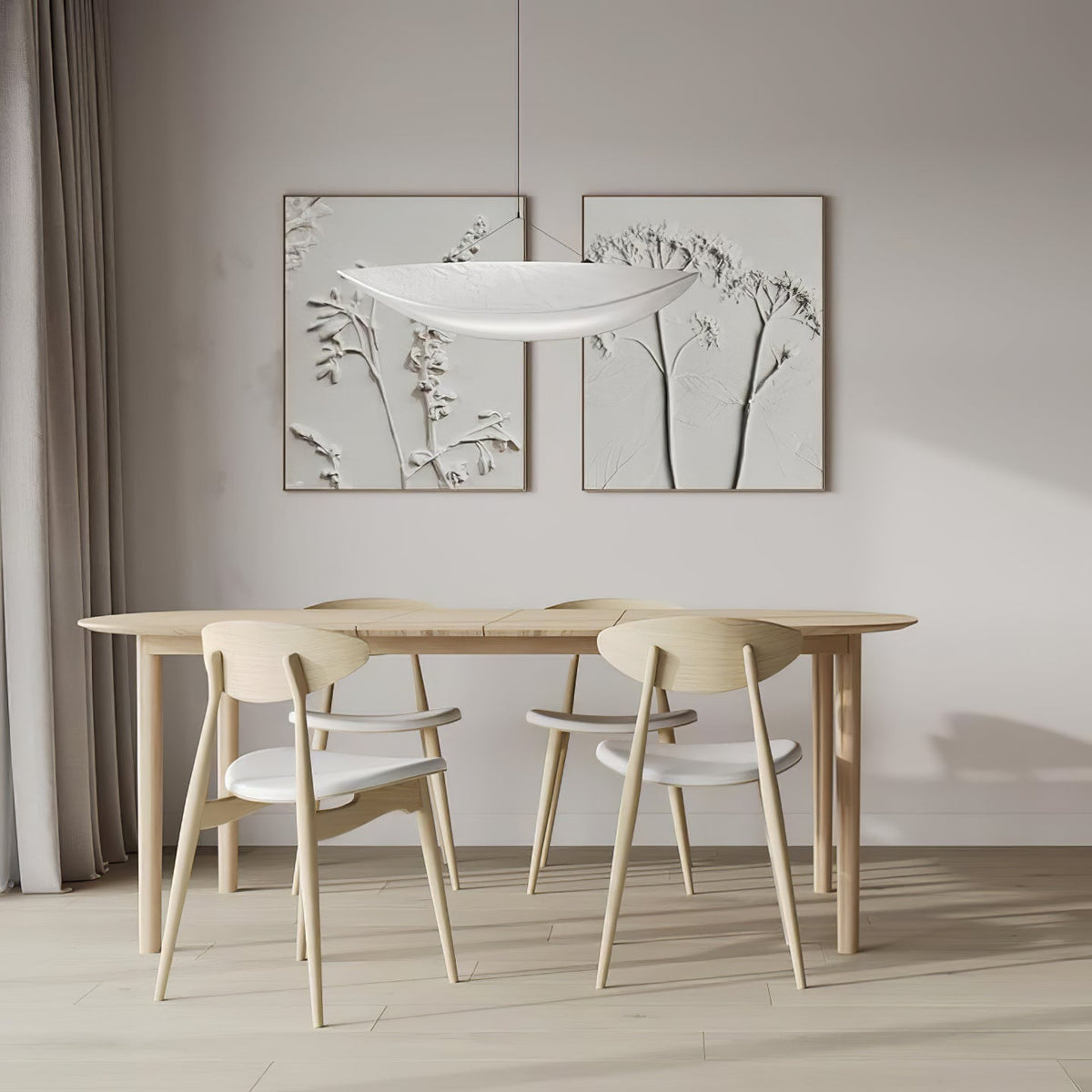 Novira Paper Pendant Lamp-Moonnatur