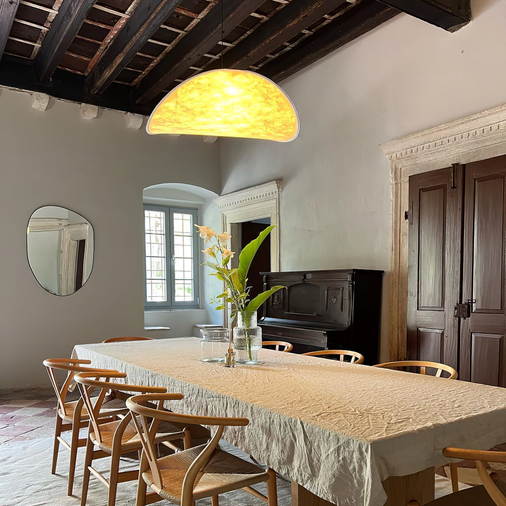 Perrinis Silk Pendant Light-Moonnatur