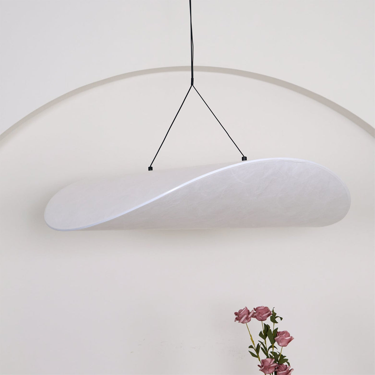 Perrinis Silk Pendant Light-Moonnatur