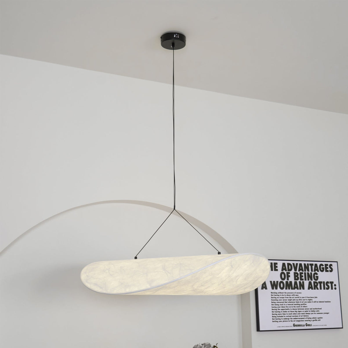 Perrinis Silk Pendant Light-Moonnatur